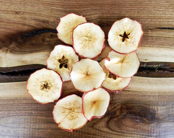 Organic Dried Apple Slices: Natural Snack, Garnish, Hiking Food