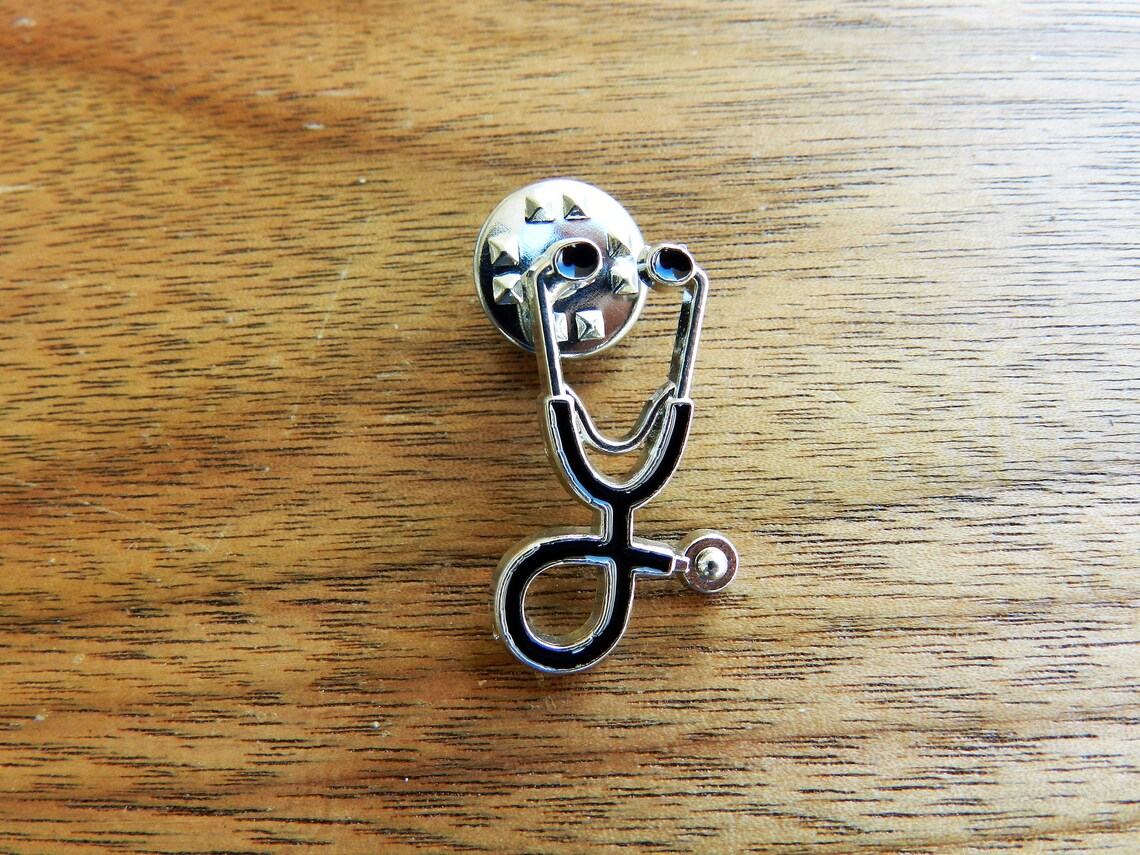 Stethoscope Lapel Pin Metal Pin Birthday Gift Gifts for Etsy