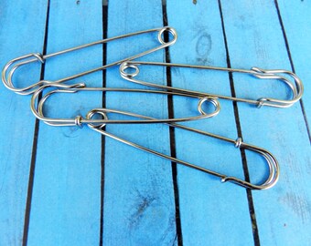 Large Metal Kilt Pin - 4 Pack: Brooch Pin, Craft & Hobby Supplies
