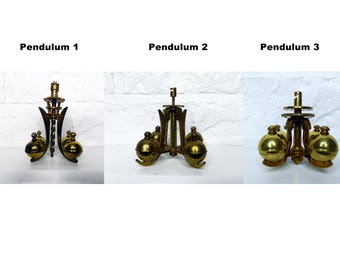 3 péndulos diferentes para relojes antiguos de aniversario de 400 días, repuestos o reparación