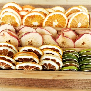Organic Dehydrated Fruit Slices Gift Box: Apple, Orange, Lemon, Lime
