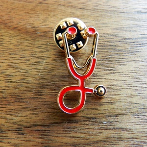 Stethoscope Lapel Pin Metal Pin Birthday Gift Gifts for - Etsy
