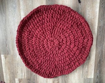 Alfombra de juego para bebé tejida a crochet