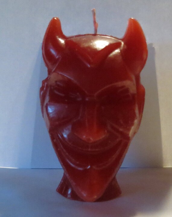 Devil Demon Satan Candle 5 1/2 tall great for every day or Etsy