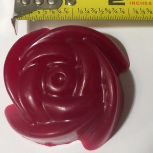 Valentines day Rose Bud  soap bars 2 pack  great for party favor