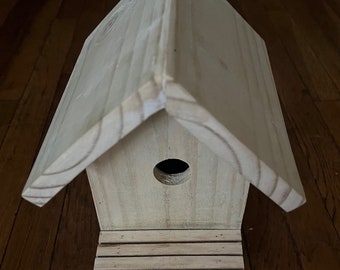 Wooden Bird house bird coop wooden bird décor