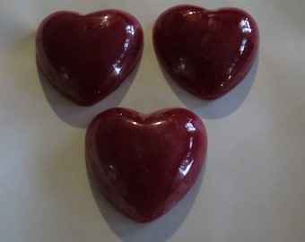 Heart Soaps Valentine's day heart shaped soap bars 3 pack great for party favor