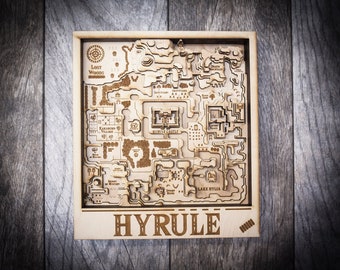 Zelda - Hyrule Wood Map