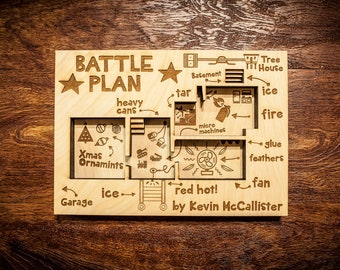 Home Alone 1 Wood Map