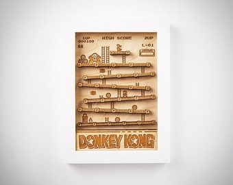 Donkey Kong 3D Framed