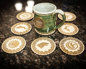 Game of Thrones Noble House Coasters (10 CT)