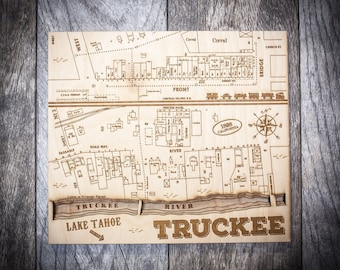 Vintage Truckee, CA Map