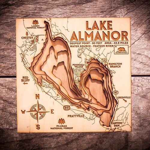 Lake Almanor Etsy