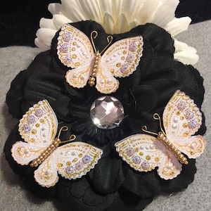 Paper Majestic Wedding Butterflies Embellishments Gold Glitter DarlingArtByValeri Butterfly Scrapbooking Mini Albums Card Making