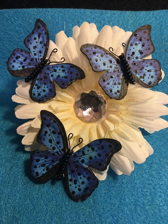 30 mixed colour diecut gem butterflies cardmaking embellishments scrapbooking