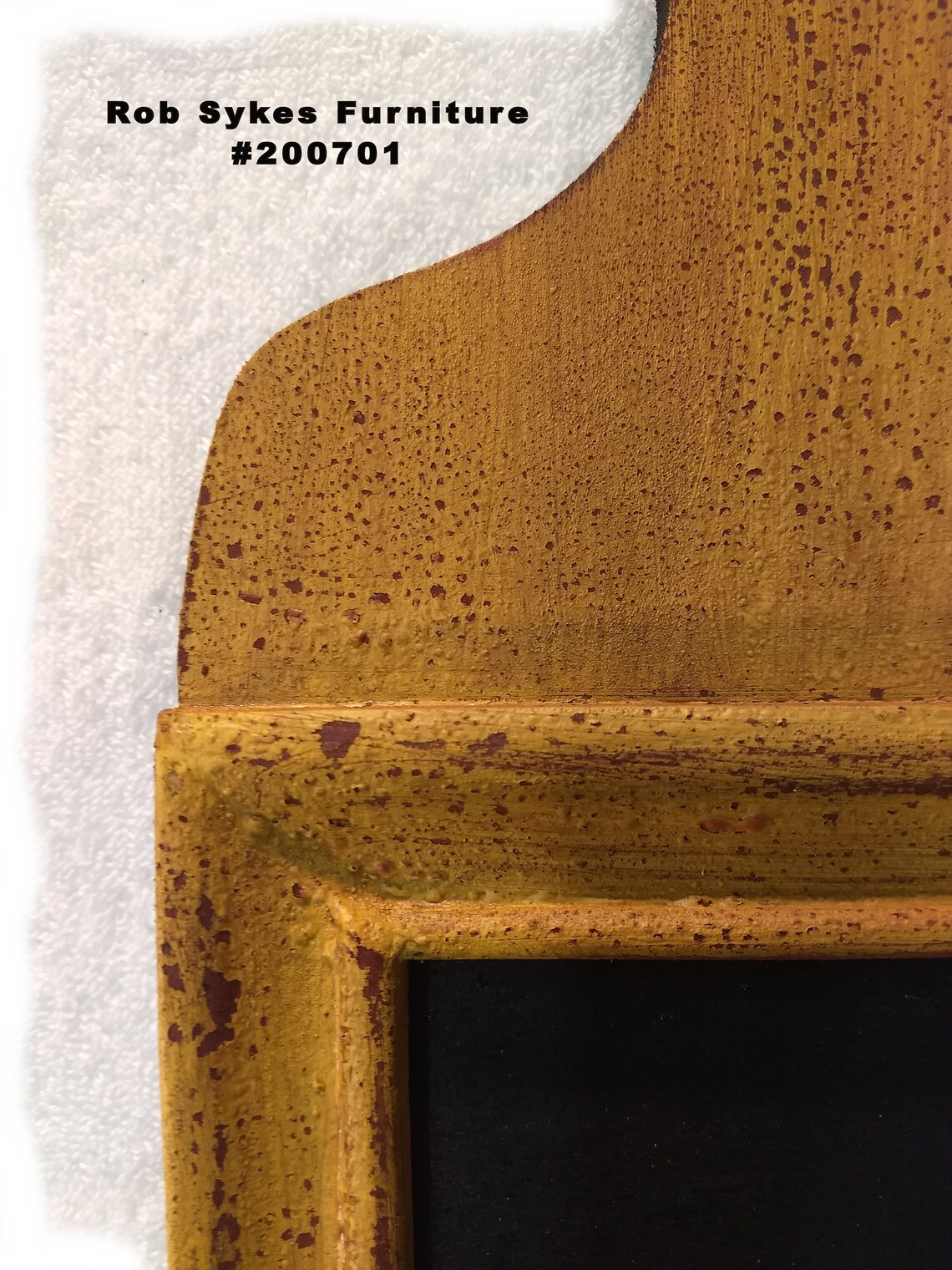 Antique Yellow over Red Paint Finish on Queen Anne Style Etsy