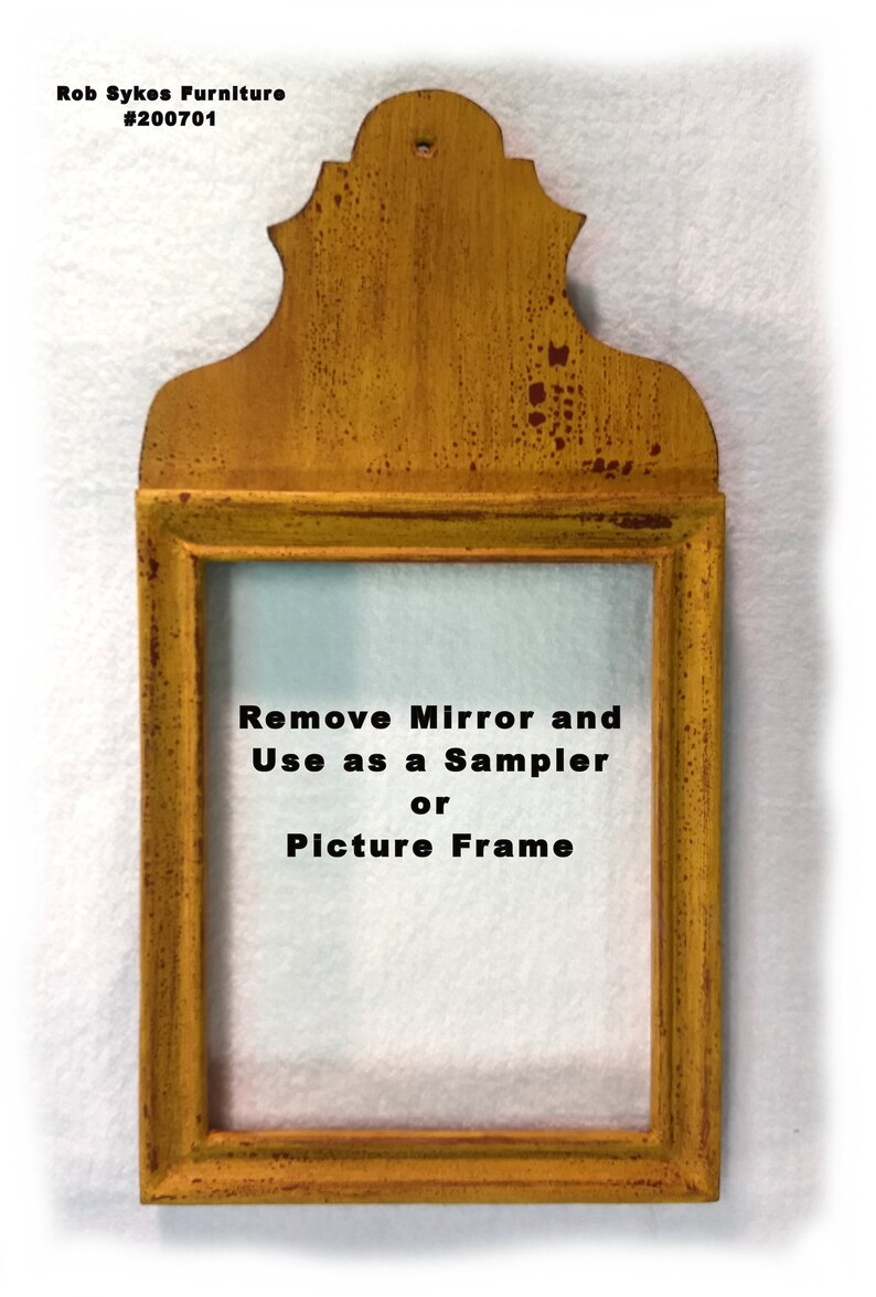 Antique Yellow Over Red Paint Finish on Queen Anne Style Etsy