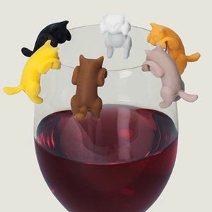 Wine Glass Marker Set- Paws Off™