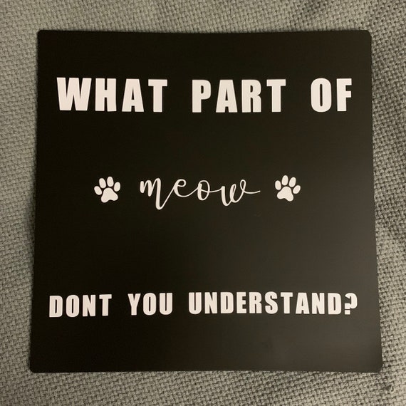 Food Mat- What Part of Meow