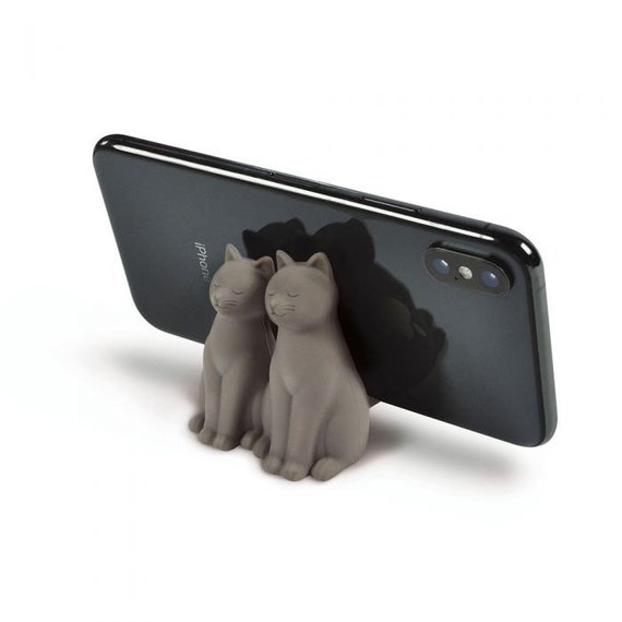Phone Grip/ Kickstand- CatCall /Grey Cats