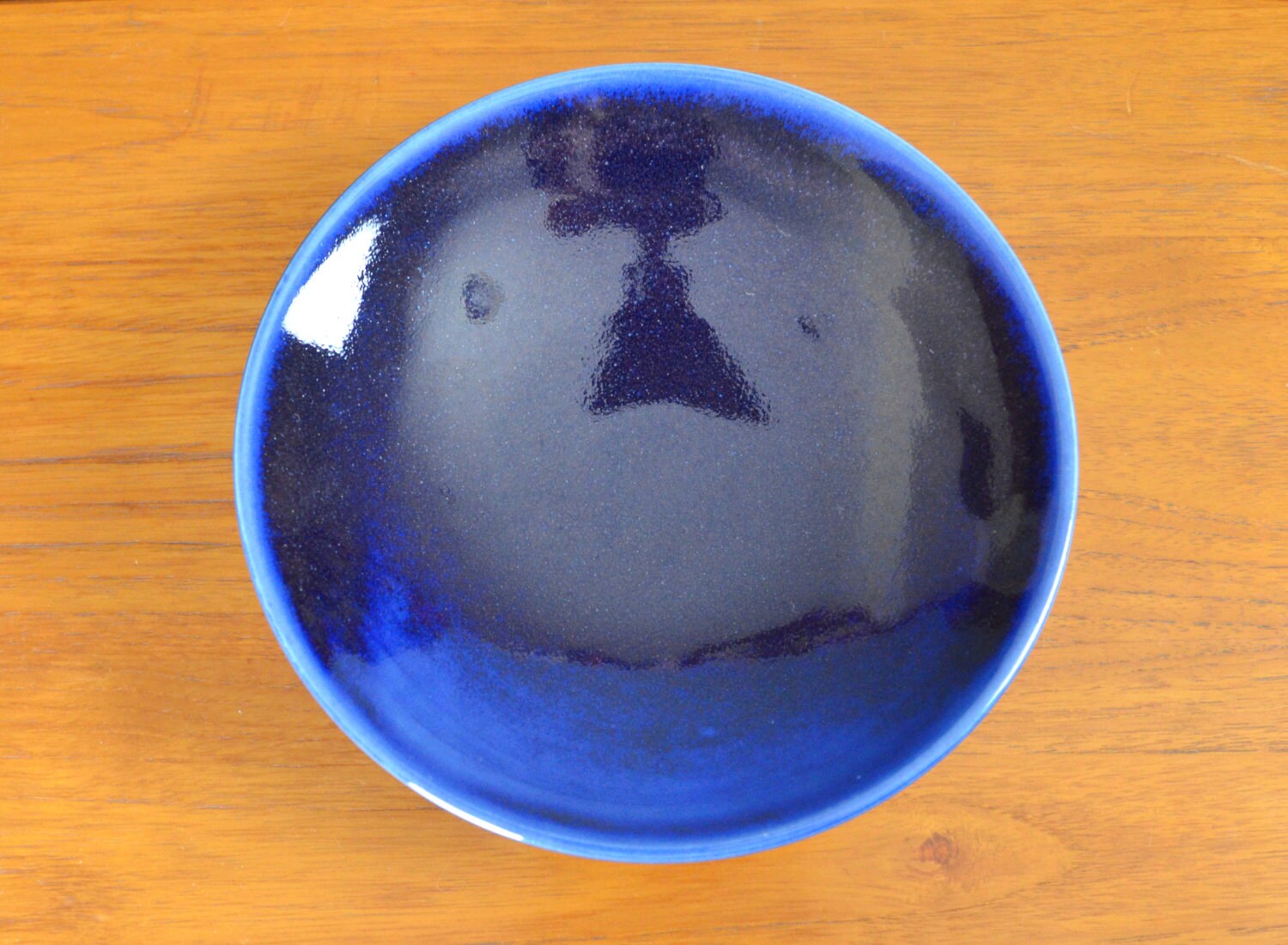 Jewelry Bowl, Hand Thrown Porcelain Pottery, Ceramic, Blue, Earring