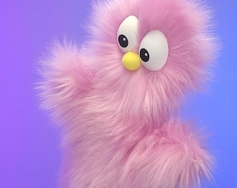 SHAGGY Hand-Puppet -Pink!