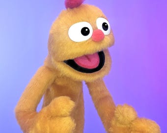 Rod-Arm Practice Puppet  Mark 2 -  Butterscotch Brown!