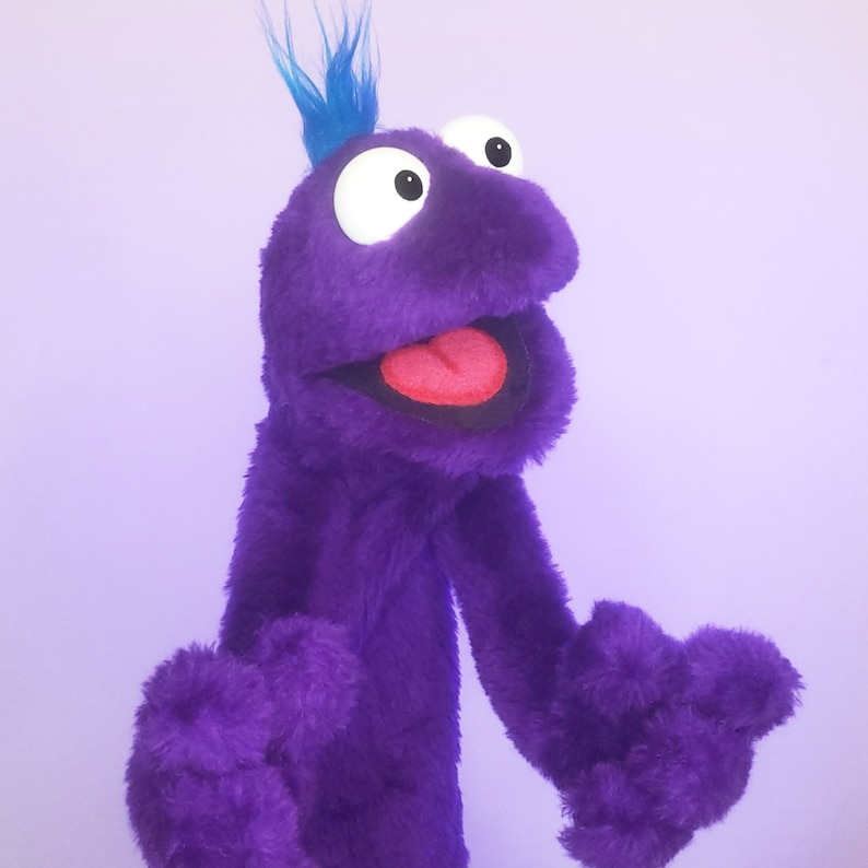 Rod-Arm Practice Puppet Mark 1 PURPLE Blue