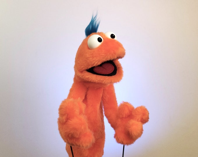 Rod-arm Practice Puppet Mark 1 - ORANGE - Etsy