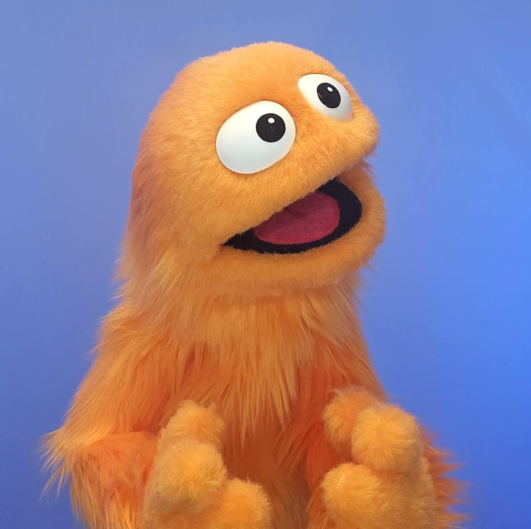 SHAGGY Rod-arm Practice Puppet M3 - Orange! - Etsy