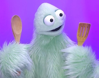 Live-Hands Practice/Training Puppet  - Mint Green!