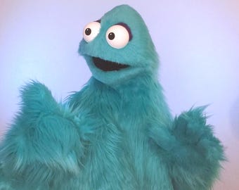 Live-Hands Practice/Training Puppet  - TURQUOISE  BLUE!