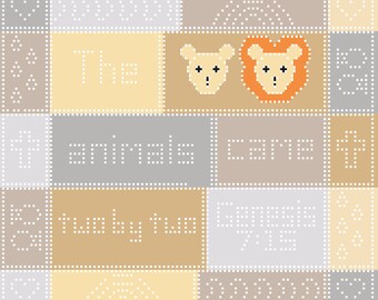 Noah's Ark Crochet Blanket Pattern