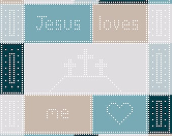 Jesus Loves Me Pattern- CHART ONLY