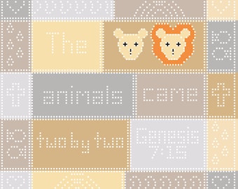 Noah's Ark Crochet Pattern- CHART ONLY