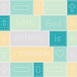 With God, Nothing is Impossible Crochet Pattern