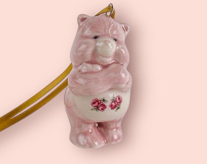 Pink Care Bear Ornament