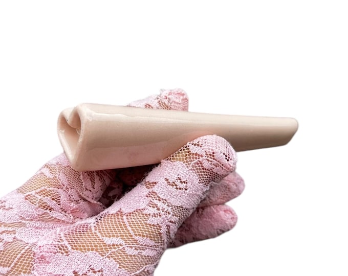 SALE! Pink Tapered Heart Pipe