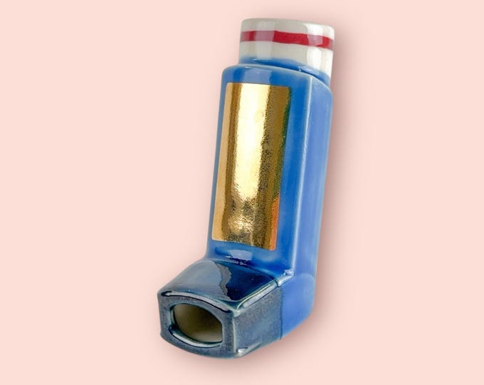 Gold Box on Realistic Inhaler Pipe