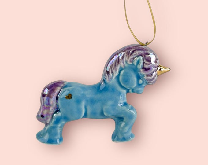 Sky Blue and Purple Unicornament