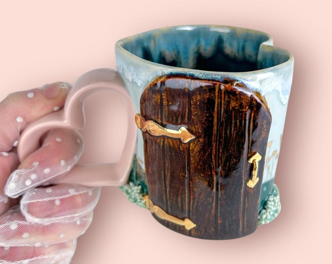 Secret Door Woodland Heart Mug