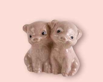 Pig Duo Figurine
