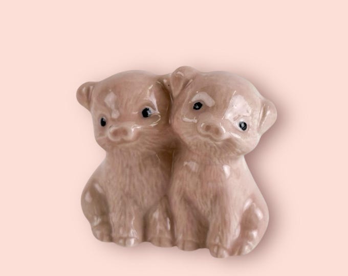 Pig Duo Figurine