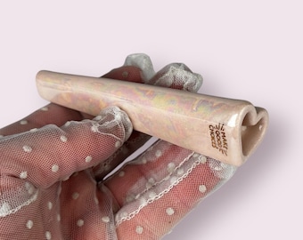 SALE! Opal Pink Tapered Heart Pipe