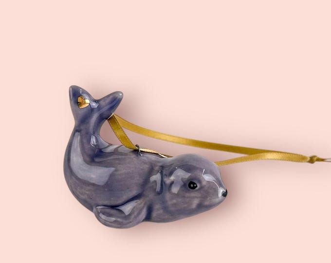 Violet Seal Ornament