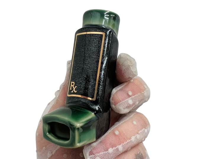 RX Sparkle Black and Dark Green Inhaler