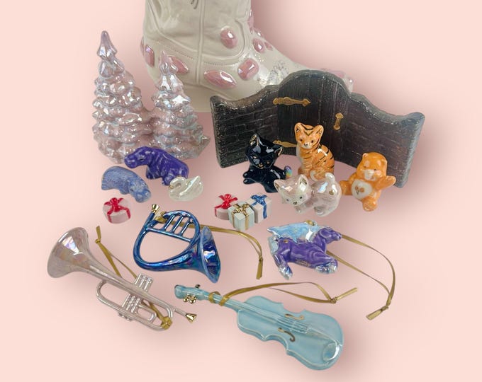 FOR JOSEFINA Boot Vase and Critter Wonderland!!!