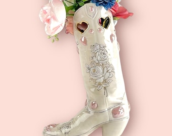 Glam Boot Vase for Rebecca