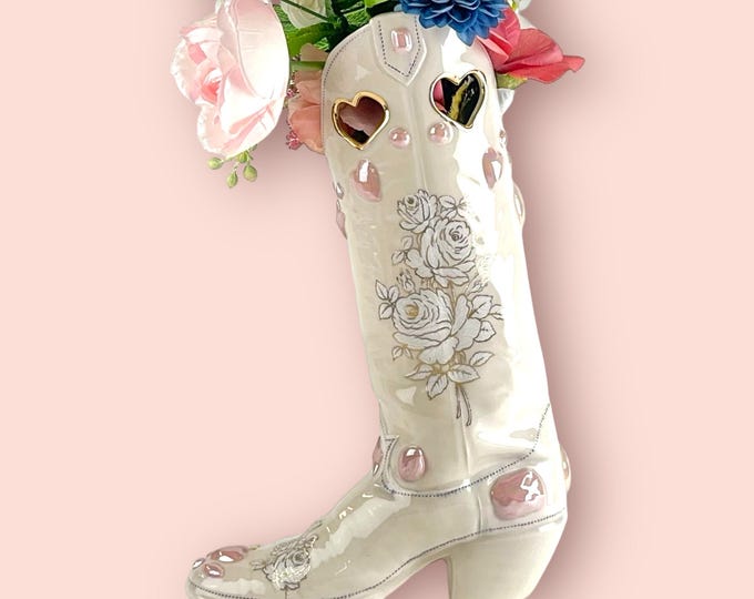 Glam Boot Vase for Rebecca