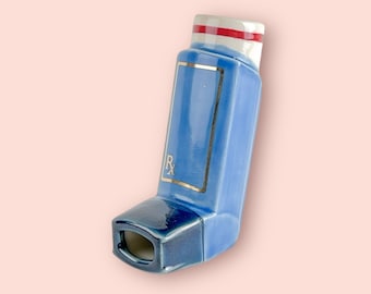 Gold RX Realistic Blue Inhaler